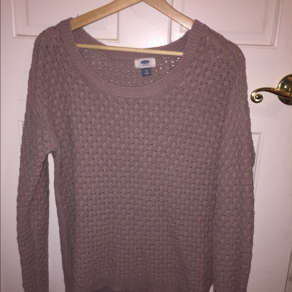 Woman’s knitted sweater